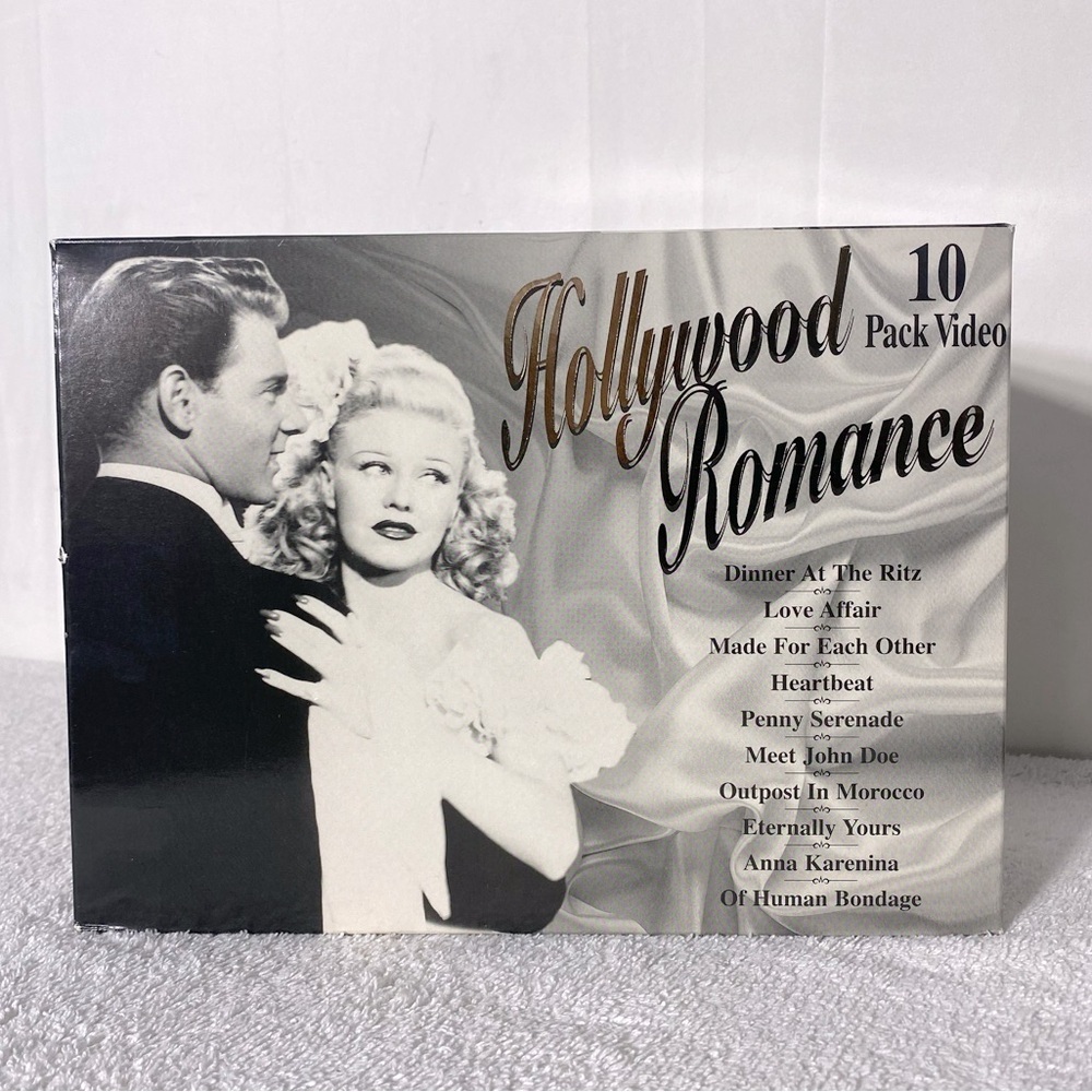Vintage Madacy Music Group Hollywood Romance 10 Pack Movie Set VHS